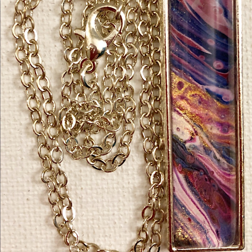 Acrylic Art Necklace